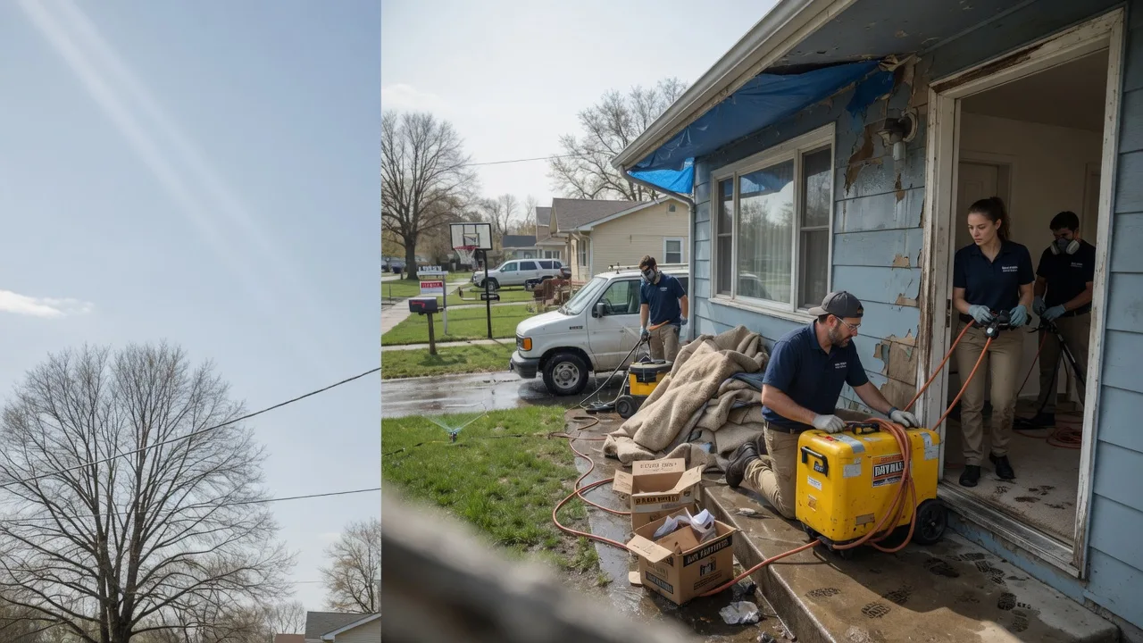 Basement Flood Cleanup in Faxon, OK near me